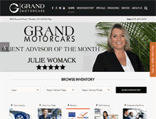 Tablet Screenshot of grandmotorcars.com